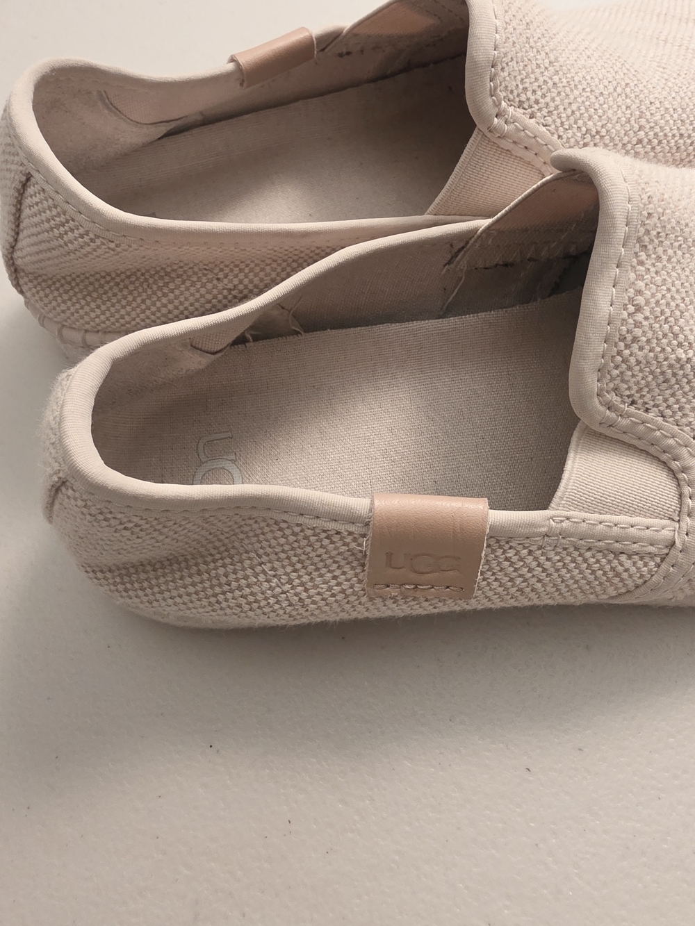 UGG Women's Slip-On Casual Sneaker in Light Beige - Picture 3 of 9